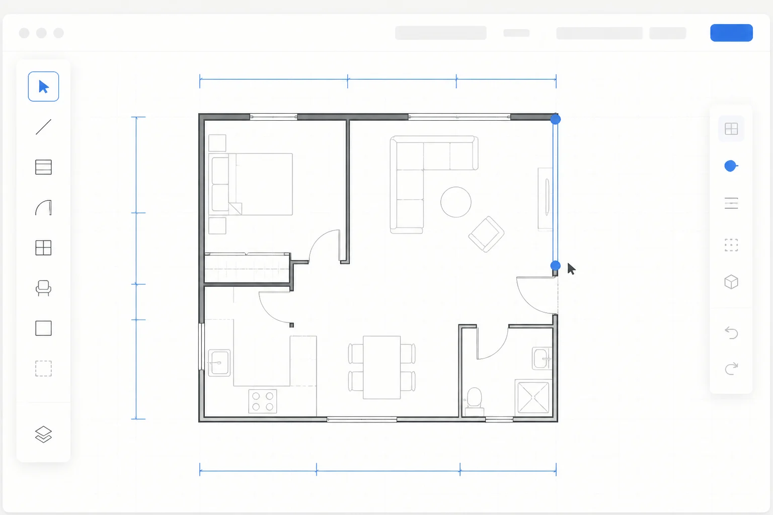 A Planorial editing workflow from wall drawing to review
