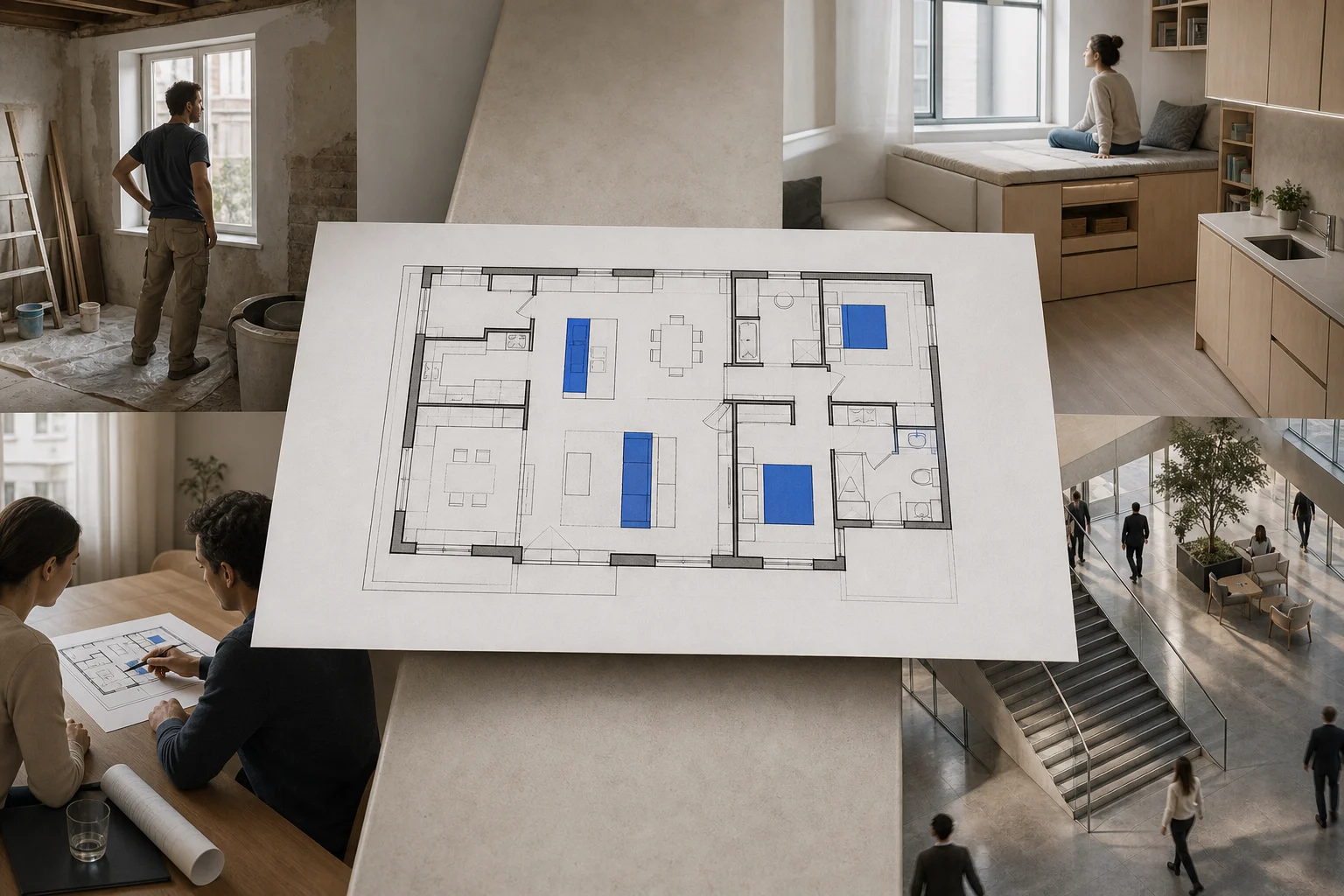 Floor plan review across residential and commercial use cases